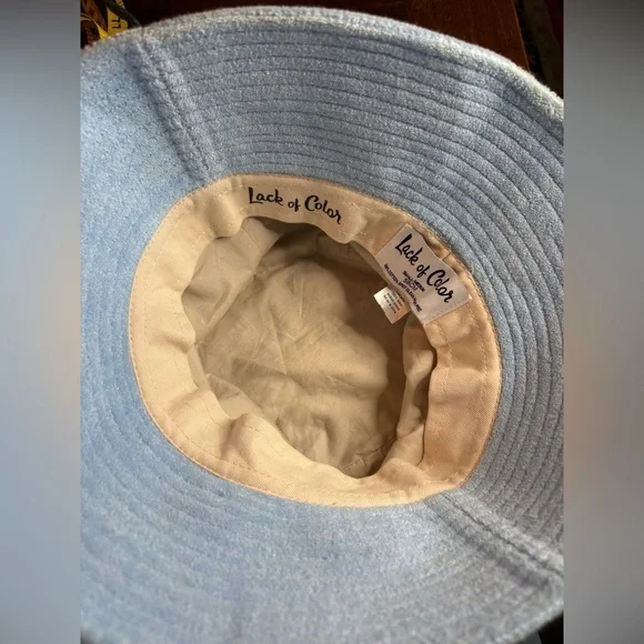 Lack of Color- Wave Bucket Hat in color Pastel Aqua Blue. Size S/M